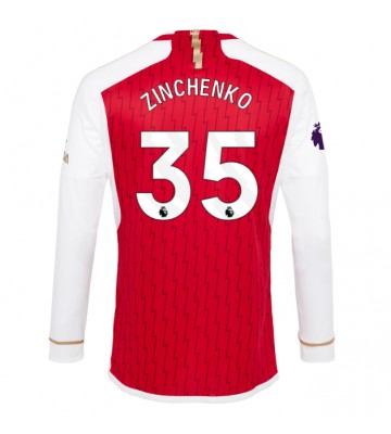 Lacne Muži Futbalové dres Arsenal Oleksandr Zinchenko #35 2023-24 Dlhy Rukáv - Domáci
